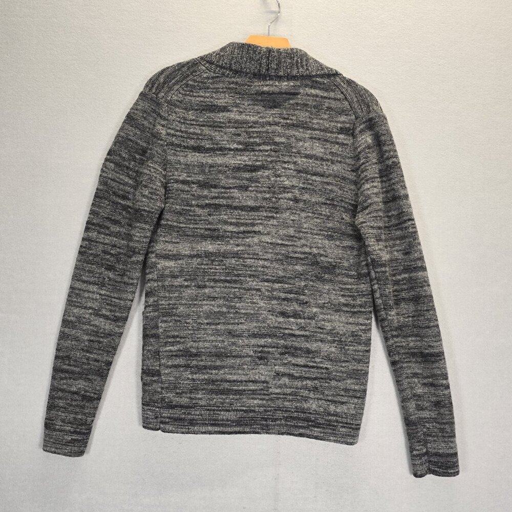 Filippa K Men's Wool  Laine  Cardigan Size Small Gray Black - Picture 2 of 9